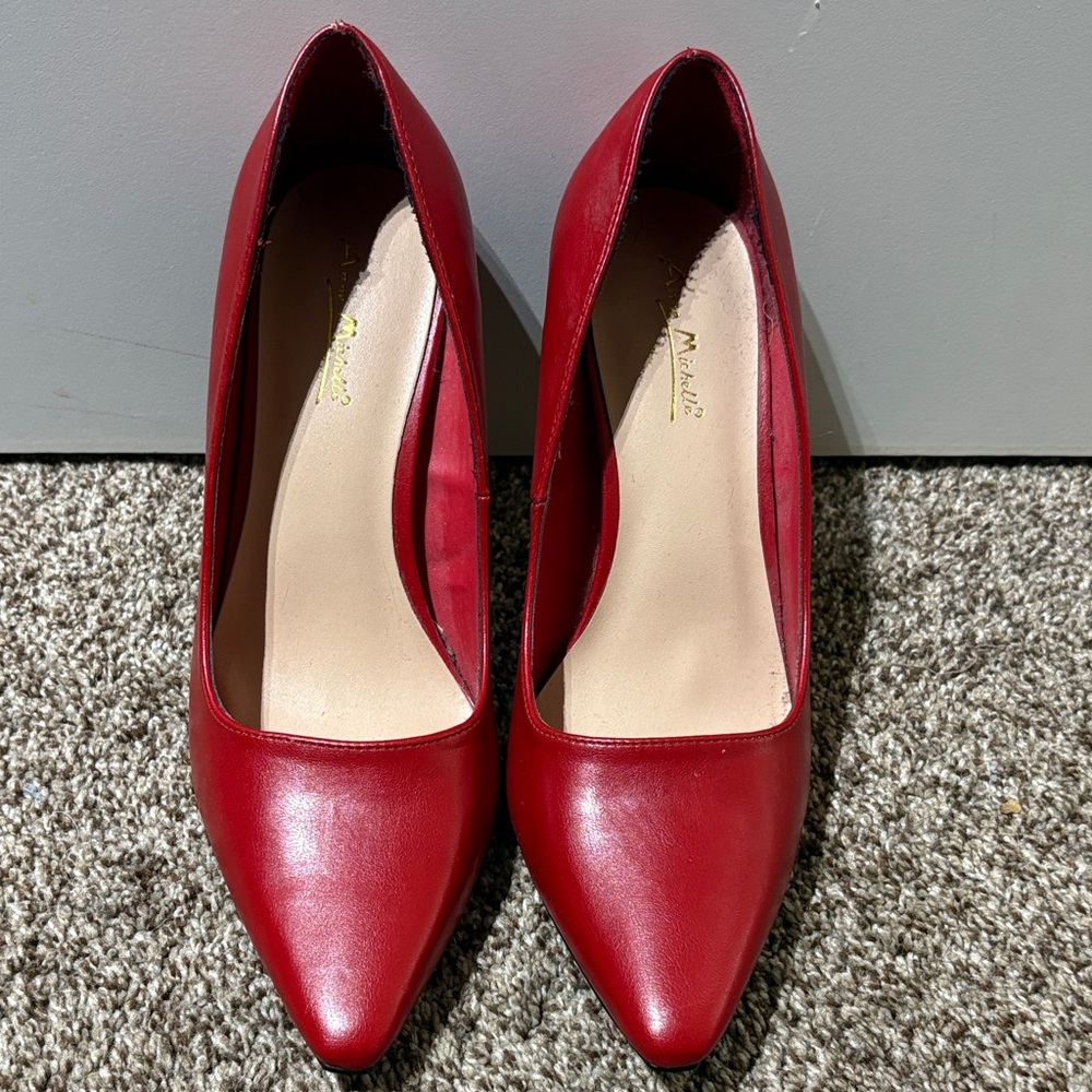 Anne Michelle Classic Red Heels